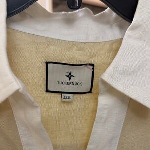 Tuckernuck Beige and White Dress
